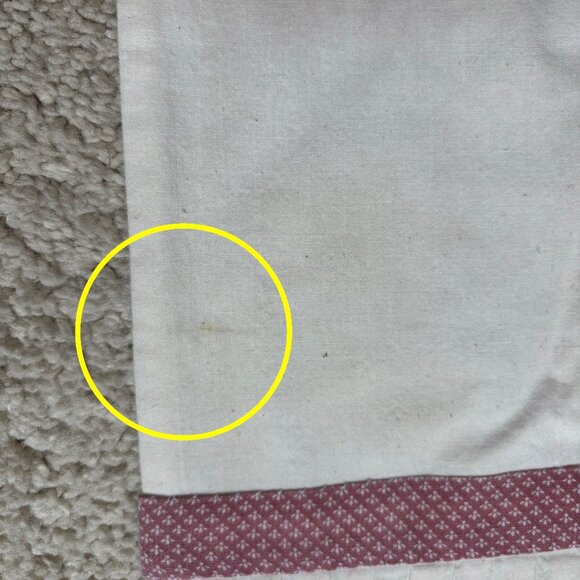 Handmade Vintage Embroidered Cotton Apron: Cottagecore Farmhouse Kitchen - Picture 9 of 10